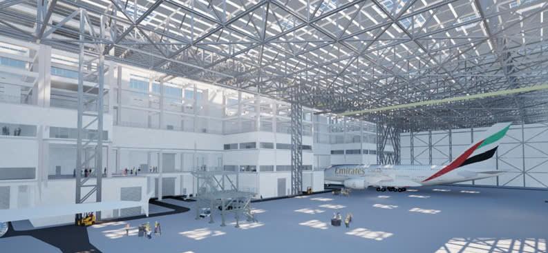 EK Hangar – New engineering facility at Dubai World Central Airport 