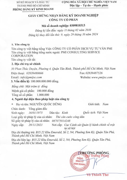 Thành tựu đạt được
